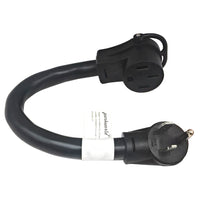 Parkworld 885811 RV Adapter Cord NEMA 5-50P to NEMA 14-50R (only for RV use, Two hots bridged) 50A, 125V, 6250W