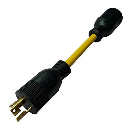 Parkworld 885309 Adapter Cord Locking L5-15 Plug to Household 5-15 (Generator 5-20) Receptacle