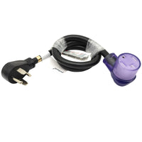 Parkworld Dryer 4 Prong 30A Extension Cord NEMA 14-30P to 14-30R, 30A, 250V, 7500W