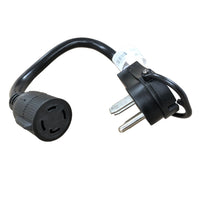Parkworld 60288 RV 50A 14-50 Plug Male to Generator L14-30 Twist Lock 4 Prong 30A Receptacle Female