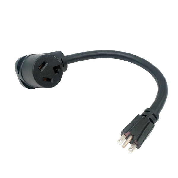 Parkworld 60356 Adapter Power Cord 15 AMP 6-15 Plug to Dryer 3 Prong 30 AMP 10-30 Receptacle