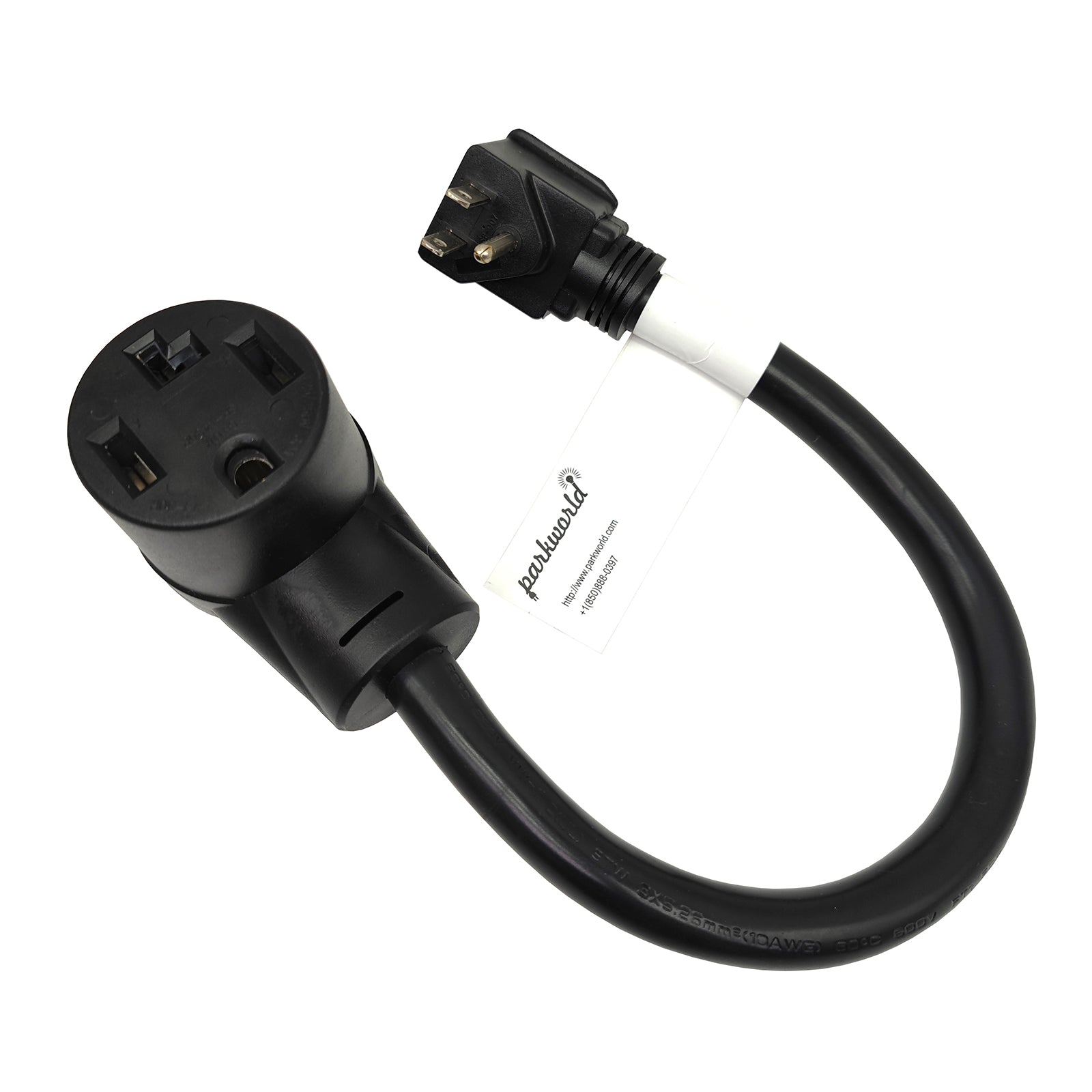 Parkworld 60615 Household Regular 5-15 Plug Male to Dryer 14-30 Recept