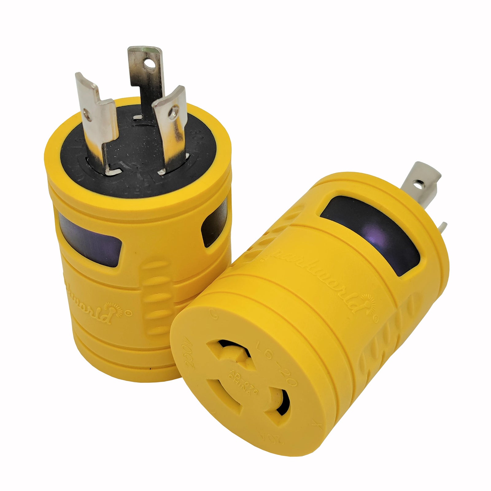 専用品 Parkworld 60707 NEMA L6-30P to L6-20R Adapter, Twist Lock L6 30A Plug