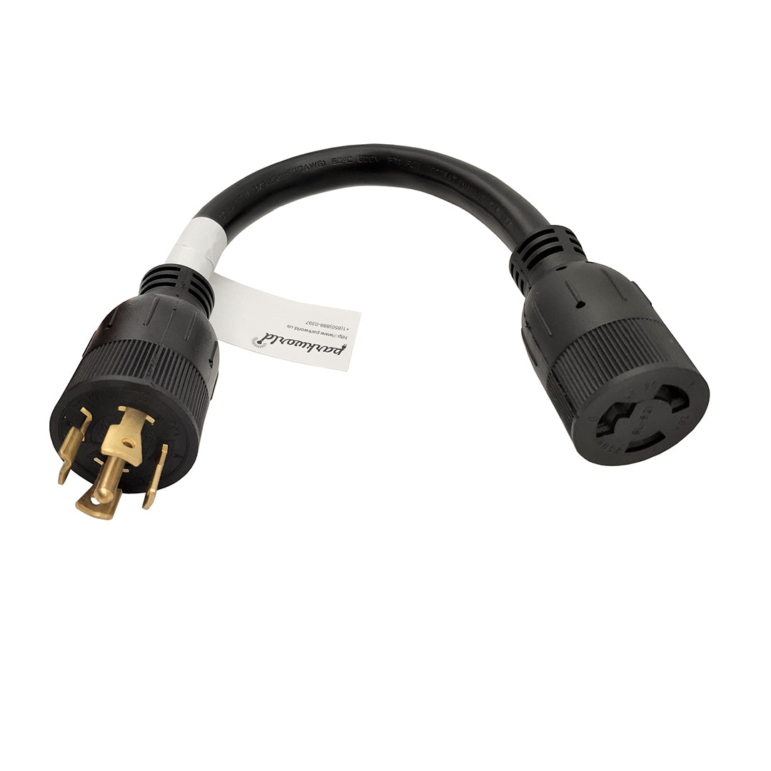 Parkworld 61285 AC Adapter Cord NEMA L21-20P to L6-20R 1 Feet