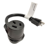 Parkworld 61650 Adapter Power Cord 20 AMP Plug 6-20P to 10-50R Dryer 3 Prong 50 AMP 250V Receptacle