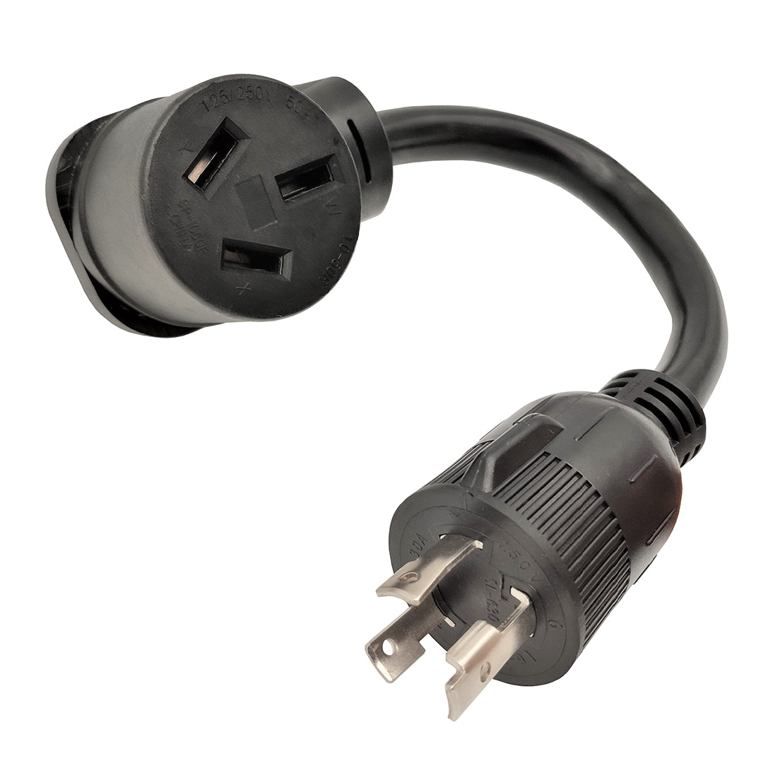 Parkworld 61803 Adapter Cord 3 Prong 250 Volt Generator Plug L6-30P to