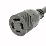 Parkworld 62510 RV 50A 14-50 Plug Male to Generator L14-20 Twist Lock 4 Prong 20A Receptacle Female