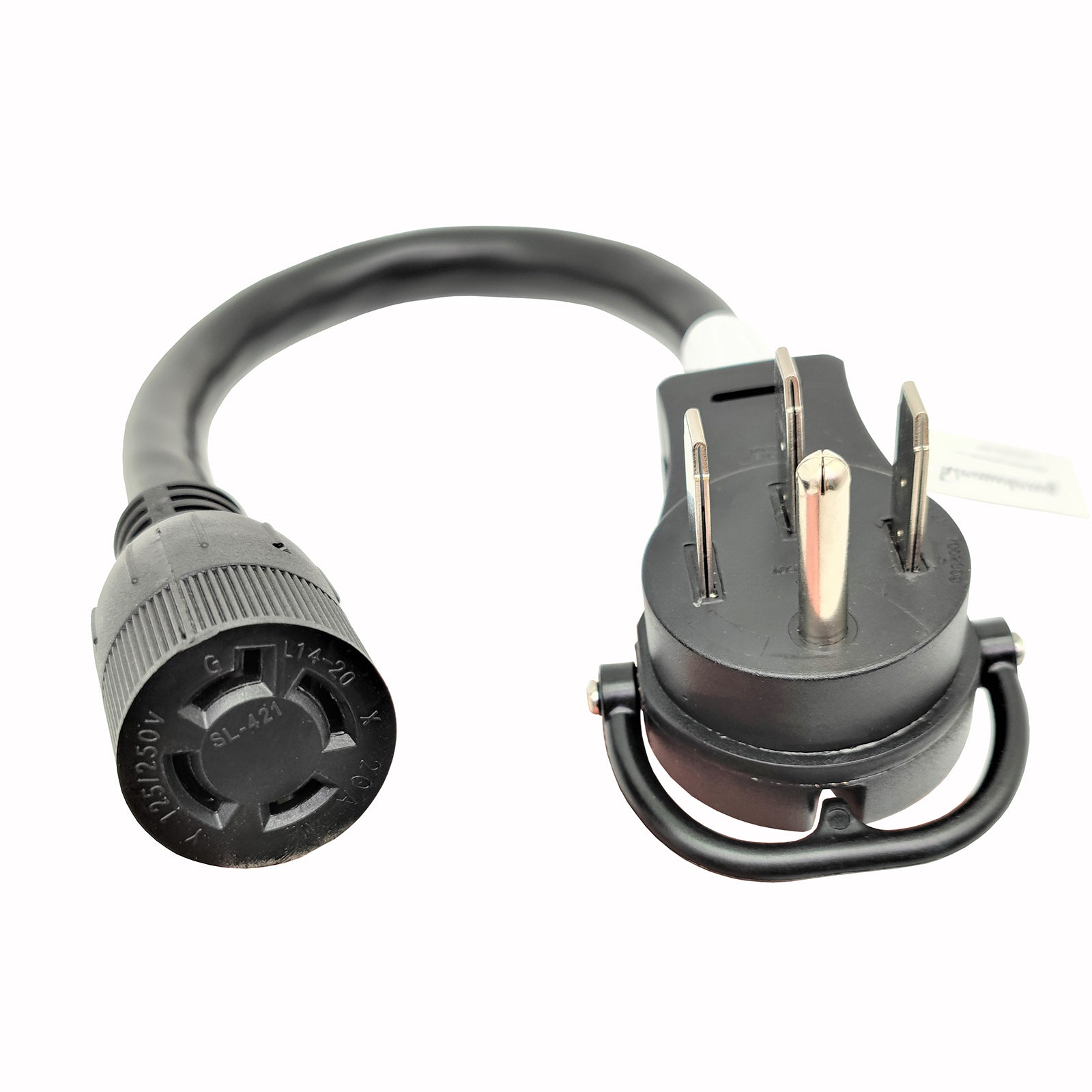 Parkworld 62053 RV 50A Splitter Adapter Cord 14-50P To 14-50R & 6-20R (T-Blade 6-15R) A/C 3-Prong 20A 250V Female (1.5FT
