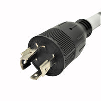 Parkworld 62664 Generator to Welding Adapter cord NEMA L14-20 Plug 4-Prong 20A Locking Male to Workshop NEMA 6-30 Receptacle 30A Female