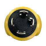Parkworld 62947 NEMA L14-30P to 10-30R Adapter 4-Prong Generator 30A Locking Plug to Dryer 3-Prong 30A Outlet (Yellow)
