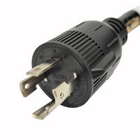 Parkworld L14-30P Generator 4-Prong 30amp Twist Lock NEMA L14-30 Plug Power Cord Set, UL Listed