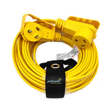 Parkworld RV 30A Extension Cord NEMA TT-30 with Handle, Camper 30amp TT-30P to TT-30R Flat Cable