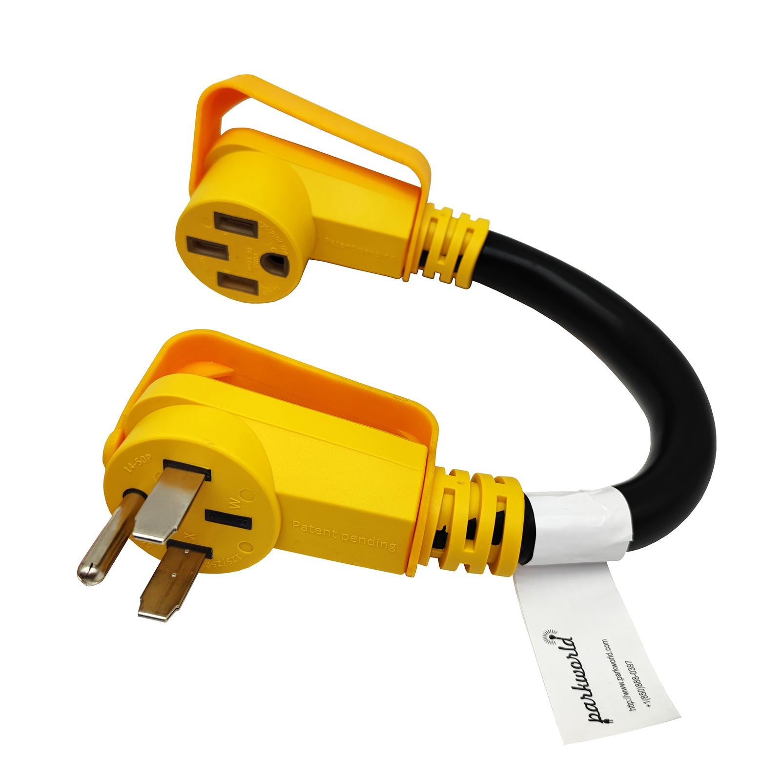 Parkworld 66518 NEMA 14-30P or 14-60P to 14-50R Adapter Cord Only for
