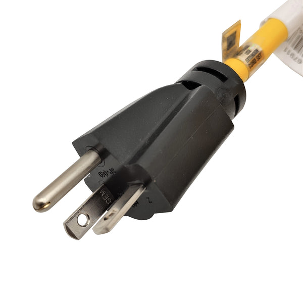 25ft Outdoor Extension Cord By AC WORKS - 20 Amp, NEMA 6-20P To 6-20R, 12/3 AWG