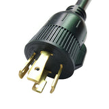 Parkworld 885118 Power Adapter Cord 4-Prong Generator 30A Locking L14-30 Male Plug to Twist Lock 30 AMP L6-30 Female Receptacle