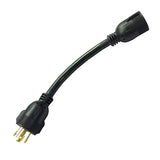Parkworld 885132 NEMA L6-20P to L6-30R Adapter Cord 20 AMP Twist Lock L6-20 Plug Male to Locking 30 Amp L6-30 Receptacle Female