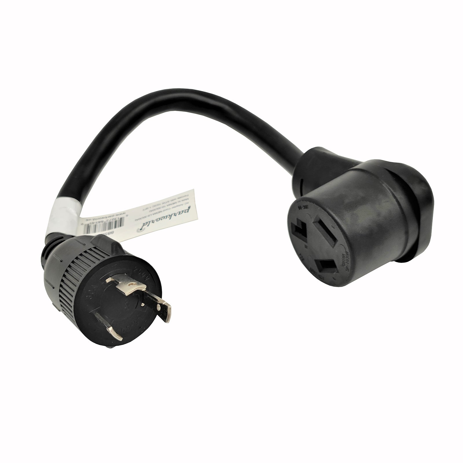 Parkworld 885859 Welding Adapter cord L6-30 Plug 3-Prong 30A Locking M