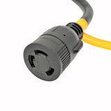 Parkworld 886412 Adapter Cord L5-20 Plug Male to L6-30 Receptacle Female, 20A, 125V, 2500W, 1.5FT