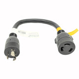 Parkworld 886412 Adapter Cord L5-20 Plug Male to L6-30 Receptacle Female, 20A, 125V, 2500W, 1.5FT