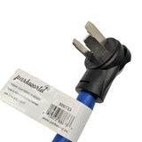 Parkworld 886733 Dryer 10-50P Male Right Angle to Welder Right Angle 6-30R Female 40AMP Adapter Cord