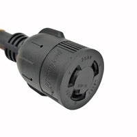 Parkworld 886764 Adapter Cord L5-30 Plug Male to L6-30 Receptacle Female, 30A, 125V, 2500W, 1.5FT